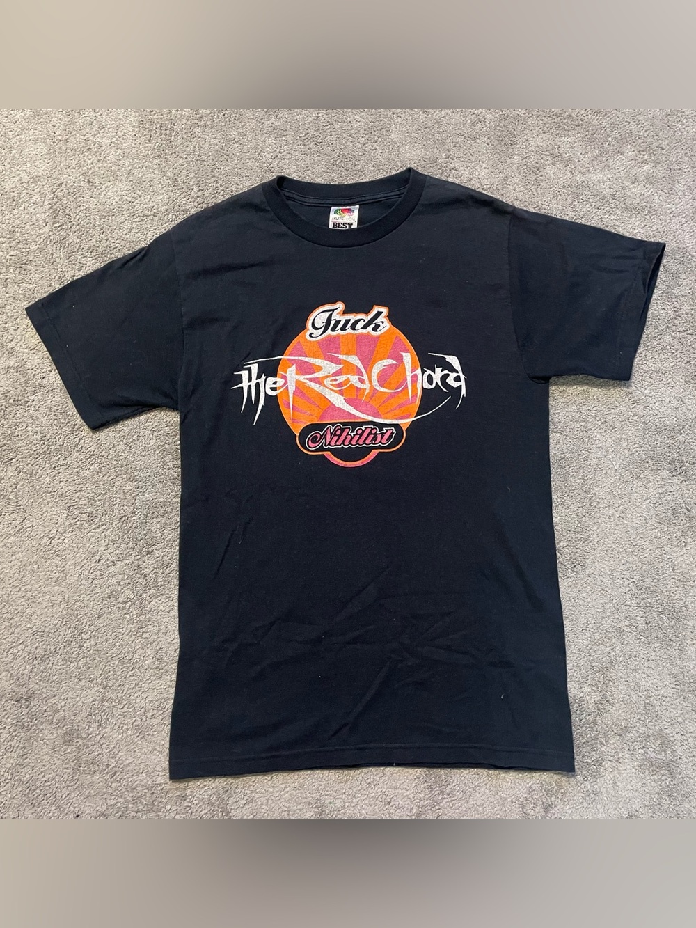 Vintage The Red Chord Nihilist T Shirt Mens S Black Deathcore Metal Band 2000s